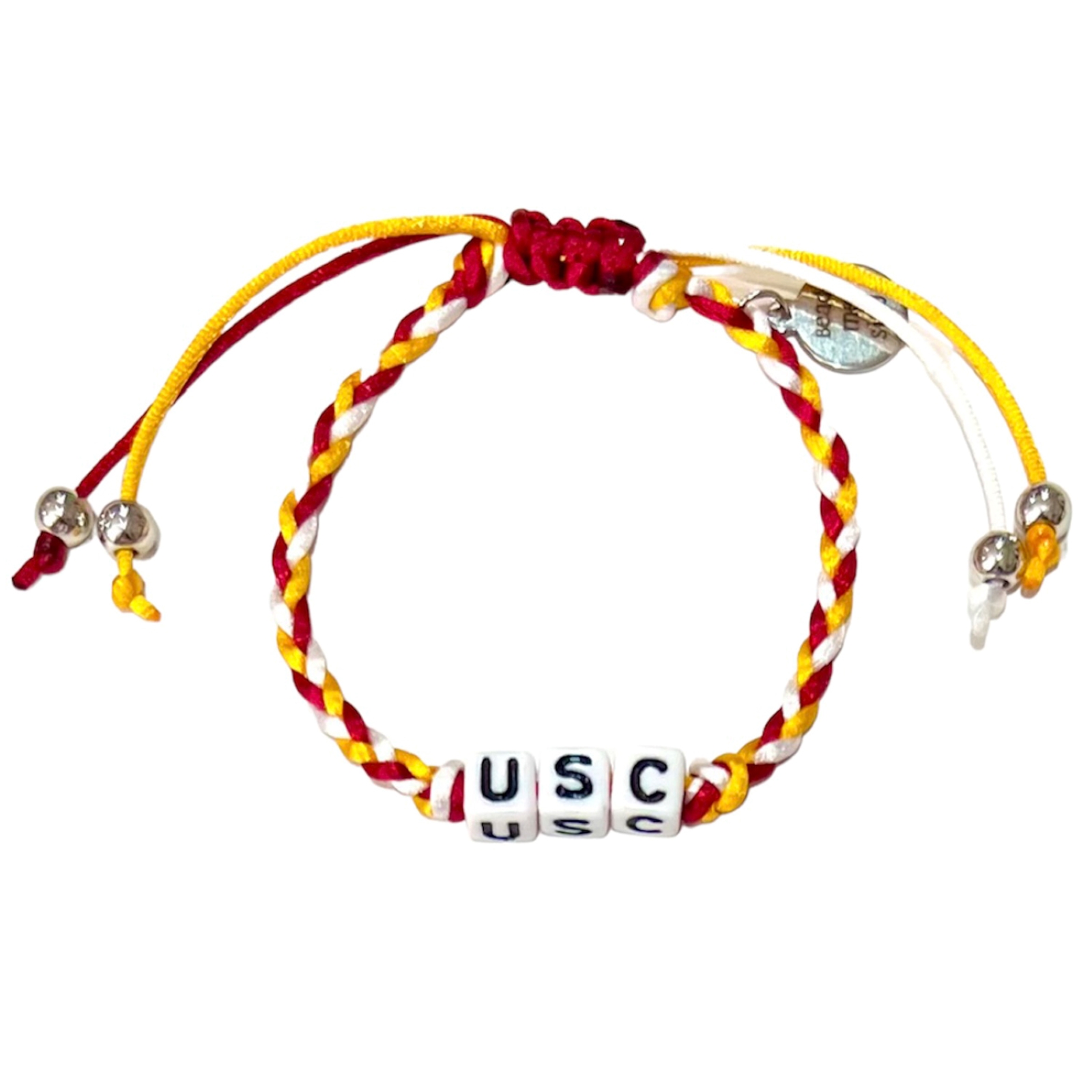 USC Small Braid Bracelet by Bead Me Silly image01